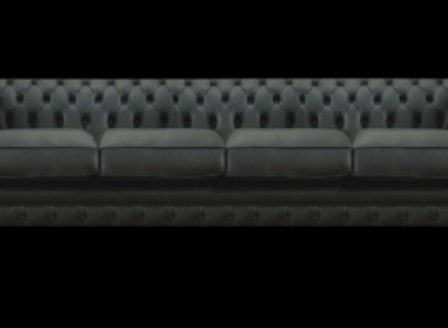 Wunnzëmmer Chesterfield Schwaarzt Sofa Véierseetzer Modern Ariichtung Nei