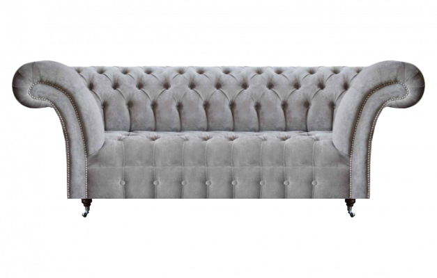 Modern Wunnzëmmer Dräisëtzzer Sofa Polsteritz Gro Couch Chesterfield
