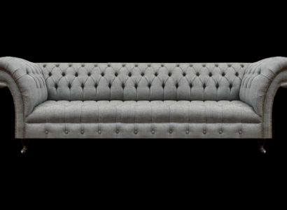 Wunnzëmmer Luxus Gro Véierplaziges Sofa Chesterfield Neit Gepolsterten Miwwelen