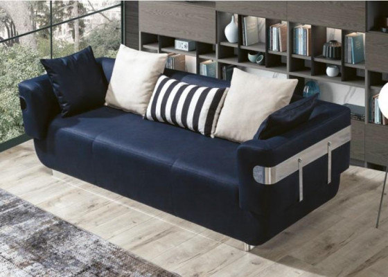 Sofa Garnitur Couch Set Polster Miwwelen 3+3+1+1 Sëtz Garnitur Couchen Sofa