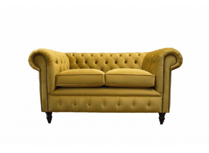 Sofa Këssen Sofas Nei Sofa 2 Sëtzer Design Chesterfield Stoff Couch