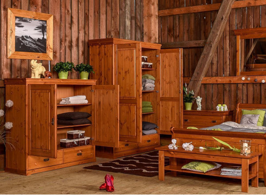 Kleederasch Schlofzëmmer Miwwelen Design Italienesch Nei Holz Schaf Schief