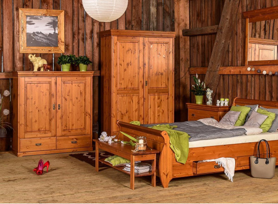 Kleederasch Schlofzëmmer Miwwelen Design Italienesch Nei Holz Schaf Schief