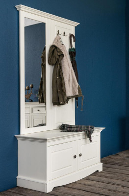 Garderobe Set Schaf Schongschaf Schaf Komplett Set Ständer Spigel 2tlg.