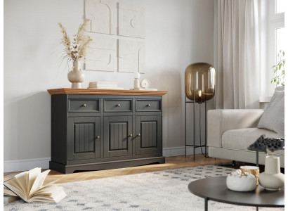 Designer Kommoden Schaf Holz Héichglanz XXL Grouss Luxus Schaf Regal Neit Kommode