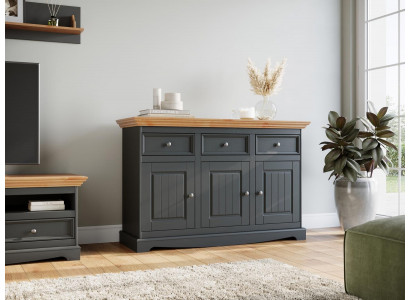 Design Kommode Holz Miwwel Schaf Vitrin klassesch Schaf Buffet Bar Anrichte