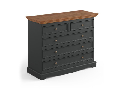 Wunnzëmmer Regal Holz Luxus Modern Schwarz XXL Kommod Side Low Board Schaf