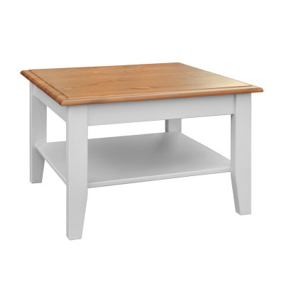 Eedlen Landhaus Klassischen Couchtisch Säitentisch Sofa Wunnzëmmer Dësch Holz