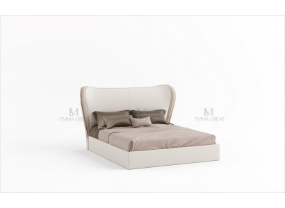 Luxus Design Bett Duebelbieden Schlofzëmmer Miwwelen Liederbett Hotelariichtung