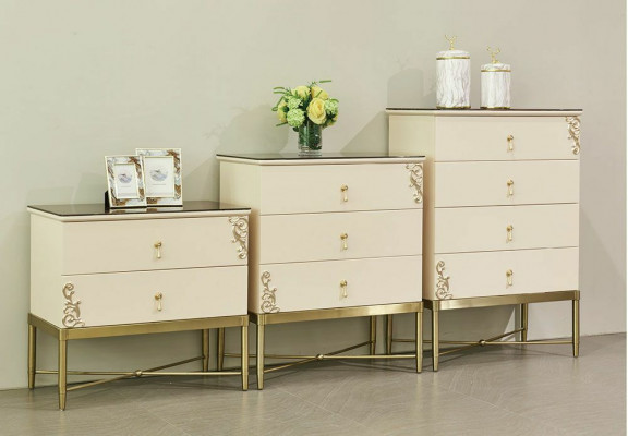 Stil Miwwelen Wunnzëmmer 3tlg. Wunnzëmmer Kommode Schaf Kommoden Design