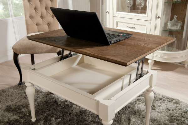 Klassesch Schief Vitrin Holz Edle Luxus Glas Sektioun Holz Regal