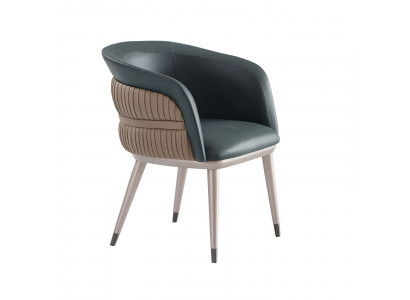 Stahl Grand Club Lounge Modernen Design Miwwel Luxus Still Edelstol Ledersessel