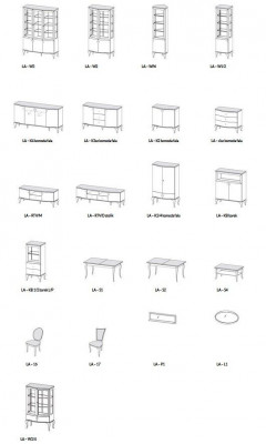 Klassesch Iessdësch Garnitur Dësch Holz Iesszëmmer 4x Stull Still Set