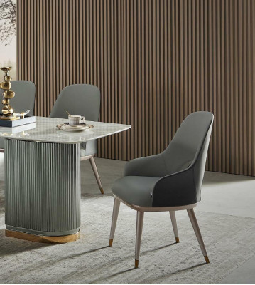 Fotell Still Design Holz Textil Polster Gastro Iesszëmmer Lieder Still Lehnstill