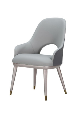 Fauteuil Stillen Design Miwwel Luxus Iesszëmmer Edelstol Griich Liederstull Elegant