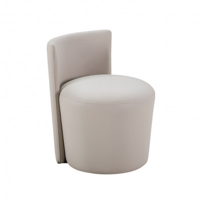 Sesselleder, Fousshocker, Hocker, Luxus, Modernen Design, Miwwel, Beige, Wunnzëmmer, Lieder.