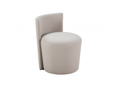 Sesselleder, Fousshocker, Hocker, Luxus, Modernen Design, Miwwel, Beige, Wunnzëmmer, Lieder.