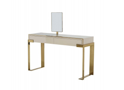 Luxus Miwwelen Konsolendësch Design Sideboard Dësch Schminktisch Edelstol