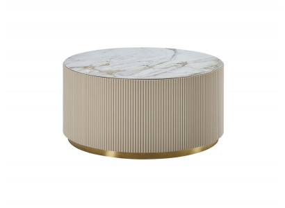 Ronnen Design Couchtisch Marmor Ronntisch Säitentisch Ronn Sofa Luxus Dësch