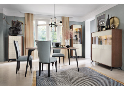 Iessdësch Holz Dëscher Dësch Iesszëmmer Massiv Designer 160x90x76cm