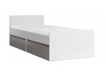 Jugendbett Kannerbett Kids Design Modern Kannerzëmmer Bett 90 cm Bettkëscht Neit