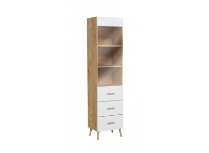 Bicherregal Vitrinn Vitrinneschaf Glasschaf Regal Holz Schaf Bicherschaf