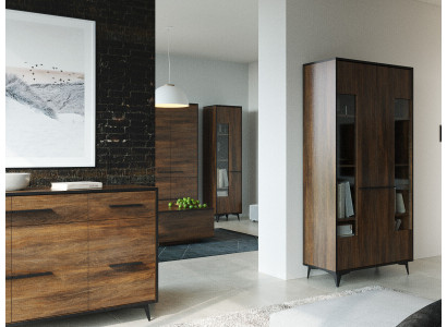 Wunnzëmmer Schauschränker Design Italienesch Miwwelen Vitrine Schaf Vitrine Nei