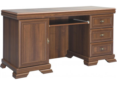 Dësch Büro Handaarbecht Vollholz Miwwelen Holz Büro Schreifdësch Klassesche Dësch