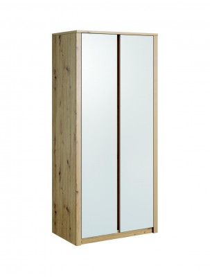 Kleederschaf Holzschaf Modern Schlofkummer Schiefser Holz Miwwele Ariichtung
