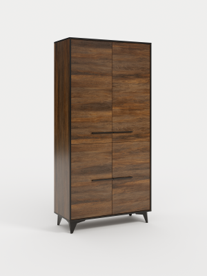 Kleederschaaf Schaf Miwwelen Multifunktionell Schief Regal Stockage Holz Regaler