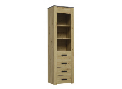 Iesszëmmer Schaf Steevitrine Regal Vitrinen Vitrine XL-W1D Holz Modern Schaf