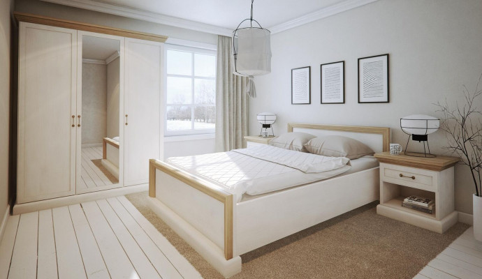 Beige Bettrahmen Holz 160x200 Stoff Polsterbett Better Bett Duebelbett Miwwelen
