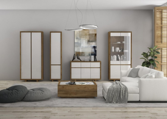 Glas Vitrine Schaf Vitrinen Wunnzëmmer Schief Design Modern Italien Neit