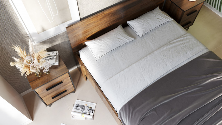 Luxus Better Duebelbett 160x200 cm Modern Style Design Hotel Miwwel Italien Miwwel