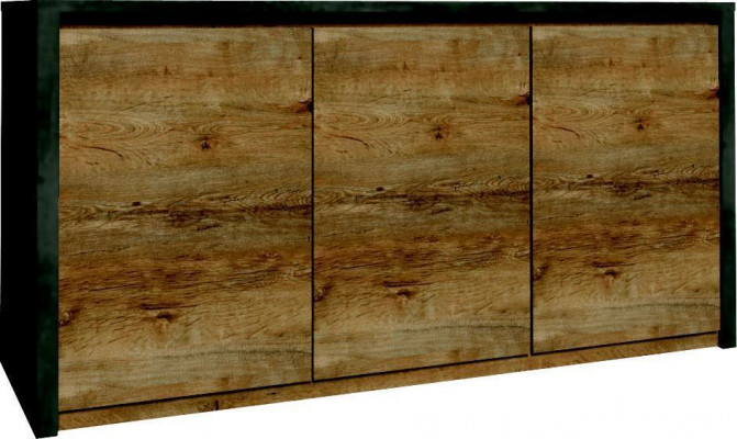 Designer Kommodë Regaler Schaf Schief Schief Holz Schief Braun Héichschaf Kommodë