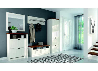 Garderobeset Holz Späicher Diergarderob 5 Stéck Nei Gang Garderoben Diele Set