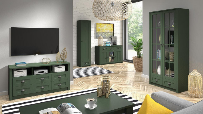 Landhausstil Spigel Holz Kader Miwwelen Wandspeghel Wand Dekoratioun - Modell LS2