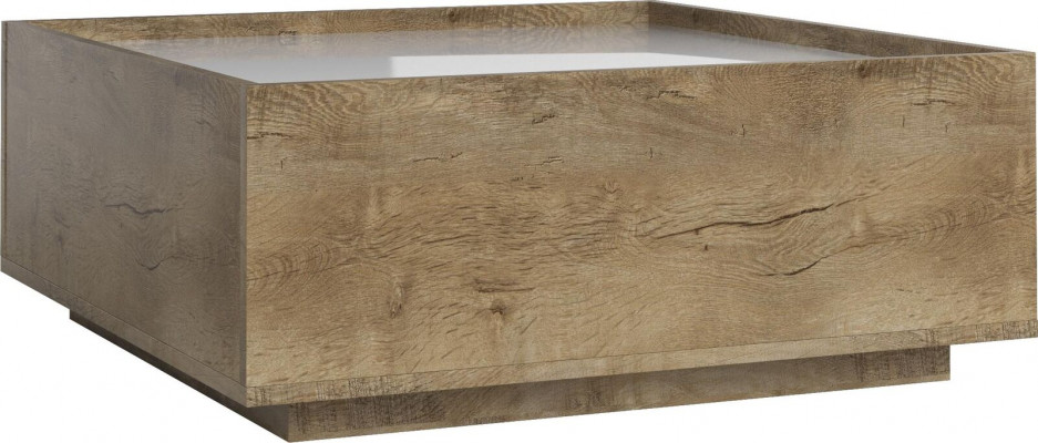 Dësch Säitentëscher Canapé Modern 80cm Design Quadrat Couchtësch Holzdësch Nei