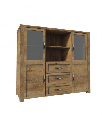Anrichte Design Kommode Holz Schafsmöbel Vitrine Moderne Schaf Buffé Bar
