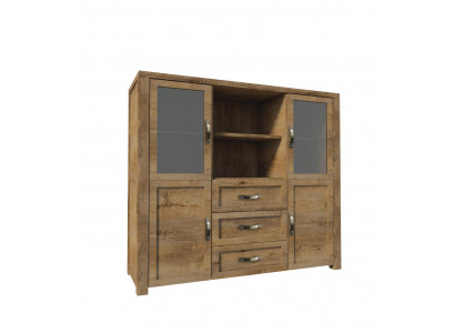 Anrichte Design Kommode Holz Schafsmöbel Vitrine Moderne Schaf Buffé Bar