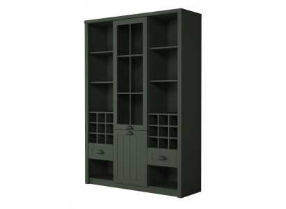 Wunnwand Schaf Miwwel Regaler Wunnzëmmer Vitrin Glasschaf Regal Bicherregal