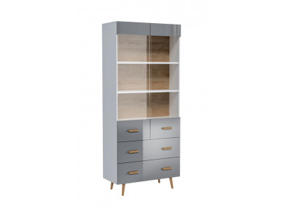 Vitrine Anrichte Schaf Regal Modern Stil Wunnzëmmer Kollektioun Gro Vitrinen