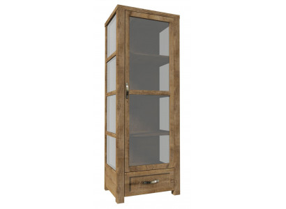Schaf Iesszëmmer Schaf Glas Schaf Miwwelen Regal Vitrin Vitrinen Holz Landhaus Stil