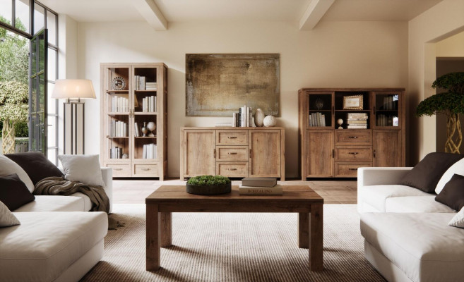 Kommod Schaf Sideboard Lowboard Kommoden Schiefemassiv Miwwelen Holz Anrichte