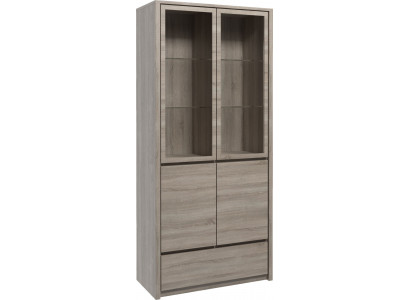 Iesszëmmer Holz Wunnzëmmer Miwwelen Vitrin Kommode Vitrine Glasvitrine Schief Schiefen