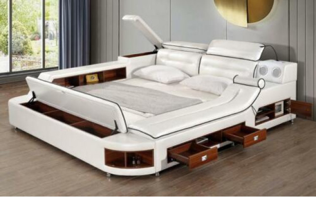 Luxus Bett Bett Lieder Better 180x200 Multifunktioun Schlofzëmmer Lénger