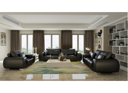 Ledercouch Couch Wunnlandschaft Garnitur Modern Sofa Garniture nei