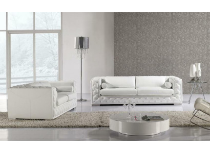 Liederdivan Canapé Wunnlandschaft 3+2 Sëtzer Garnitur Design Deko Modern Sofa