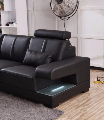 XXL GROSS Wunnlandschaft U Form Ecksofa Sofa Canapé Polster Dekor Garnitur