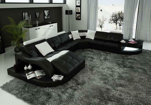 Designer Wunnlandschaft Garnitur Eckgarnitur U-Form Couch Ecksofa Polster.